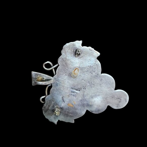 Vintage Mexico Sterling Silver Grape Cluster Jewelry 2 Bracelets 1 Pendant 114g - Picture 6 of 13